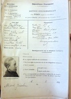 1908 05 26 - Louis Marat Mignon Janselme - Notice Individuelle